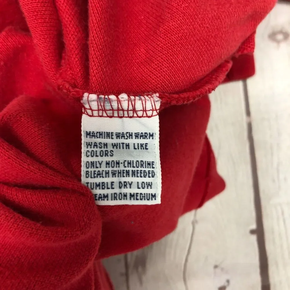 Vintage Polo by Ralph Lauren Men Polo Shirt Size Extra Large Red B285 -5